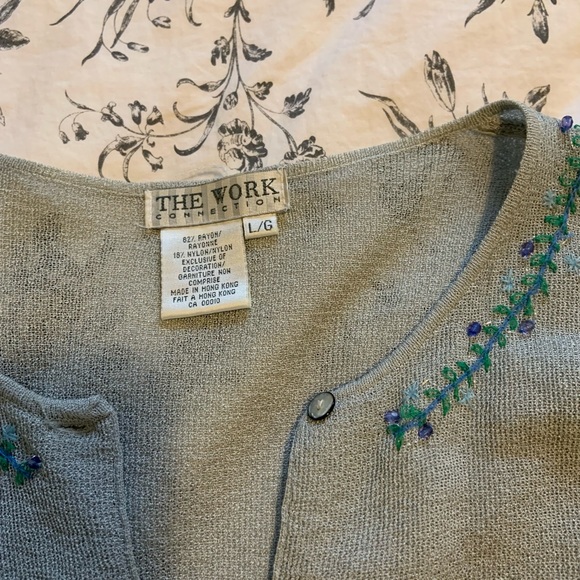 Vintage beaded cardigan - Picture 2 of 4